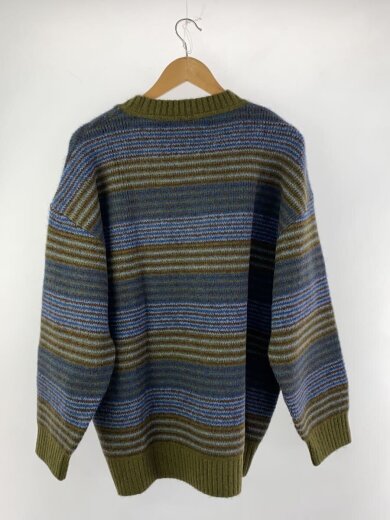 商品画像：ニット・セーター(厚手)/3/アクリル/マルチカラー/ボーダー 2
