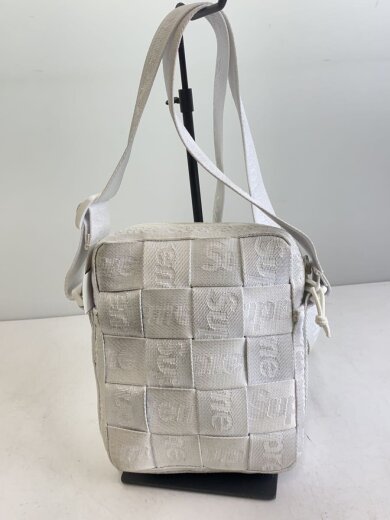 商品画像：23SS/Woven Shoulder Bag/ポリエステル/WHT 3