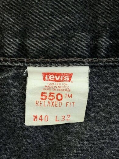 商品画像：00s/550 ブラックデニム/USA製/40/デニム/BLK 5