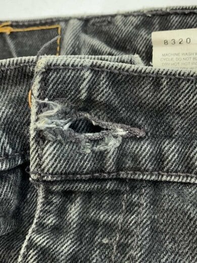 商品画像：90s/560 ブラックデニム/USA製//40/デニム/BLK 6