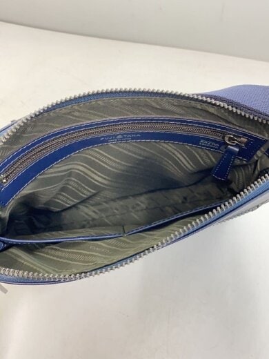 商品画像：ショルダーバッグ/レザー/NVY/無地/659121 6