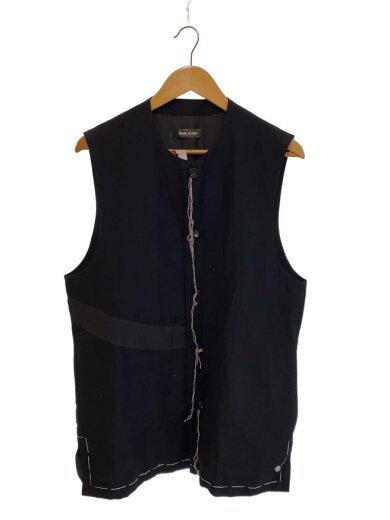 商品画像：ベスト/S/リネン/BLK/113 402 1