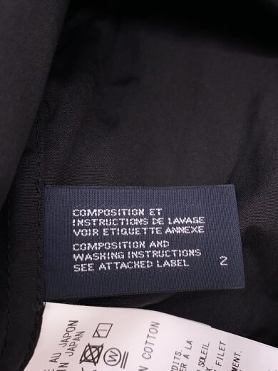 商品画像：ロングシャツ/変形デザイン/2/コットン/BLK/無地/LO-B03-001 4