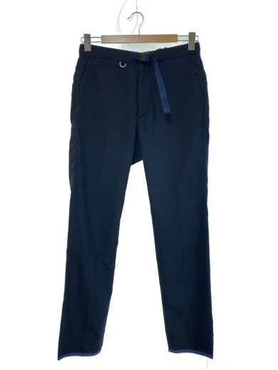 商品画像：WEBBING BELT PANTS_ウールイージーパンツ/30/ポリエステル/NVY/無地 1
