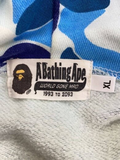 商品画像：ABC CAMO LOGO RIB FULL ZIP HOODIE/XL/コットン/BLU/001ZPK801009M// 3