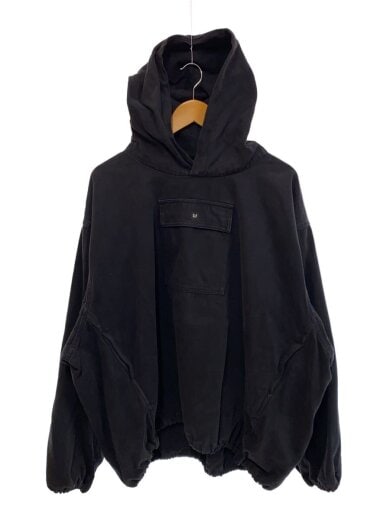 商品画像：SATEEN ANORAK HOODIE/XS/コットン/BLK/471395-00-1// 1