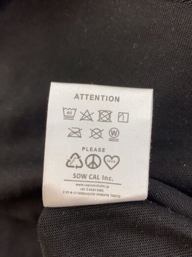 商品画像：Tシャツ/L/コットン/BLK/無地 5
