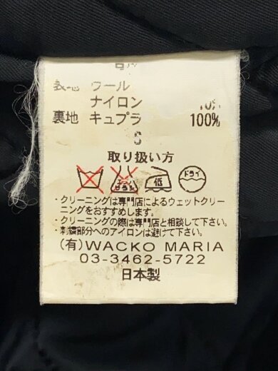 商品画像：メルトンウールジャケット/S/ウール/BLK 5