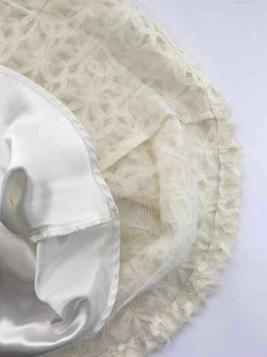 商品画像：リボン刺繍ミディースカート/スカート/1/ポリエステル/アイボリー/23431420 7