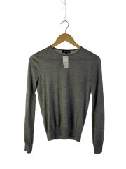 ニット・セーター(薄手)/--/カシミア/GRY/6513-106-0585/カシミヤ/シルク混
