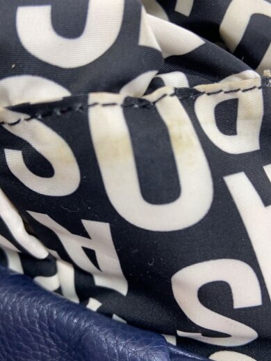 商品画像：ショルダーバッグ/牛革/NVY/内側ヨゴレ有 8