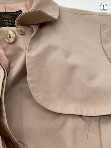 商品画像：トレンチコート/2/ポリエステル/BEG/無地/664-5.CCM.TO 7