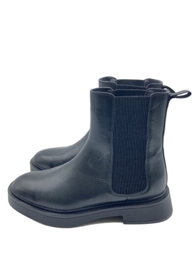 商品画像：ショートブーツ/23.5cm/BLK/レザー/サイドゴアブーツ 1