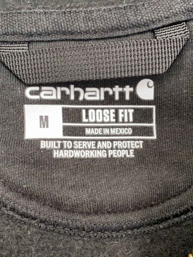 商品画像：ジップパーカー/M/コットン/BLK/無地/TS0122-M 3