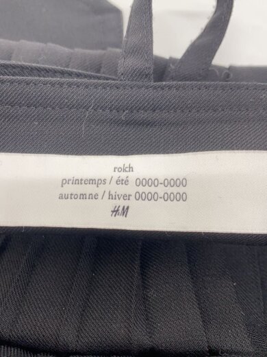 商品画像：スカート/--/ウール/BLK/ウールブレンドベルトディティールスカート 4