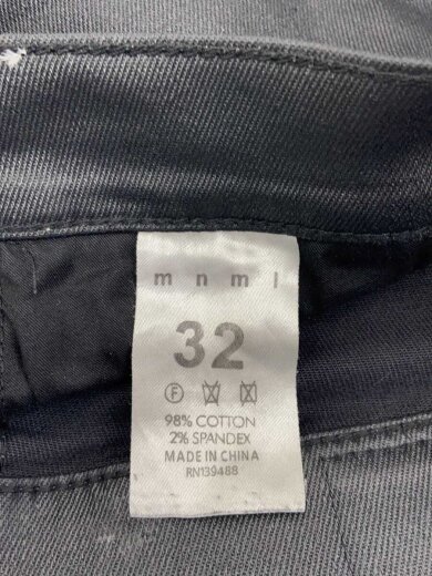 商品画像：スキニーパンツ/32/コットン/BLK// 5