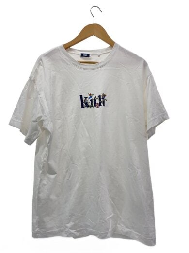 商品画像：Tシャツ/L/コットン/WHT/プリント/22-071-060-0005-1-0 1