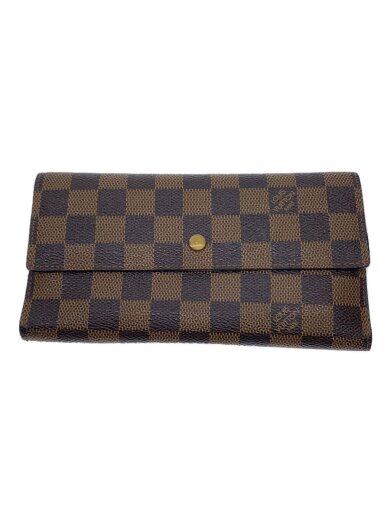 商品画像：ポルト・トレゾール・インターナショナル_ダミエ・エベヌ_BRW/PVC/BRW/レディース 1