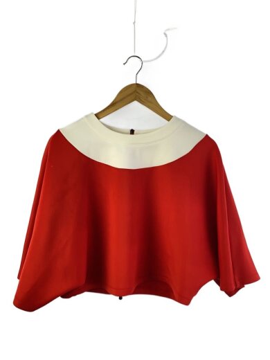 商品画像：半袖カットソー/42/ポリエステル/RED/無地/405130 1