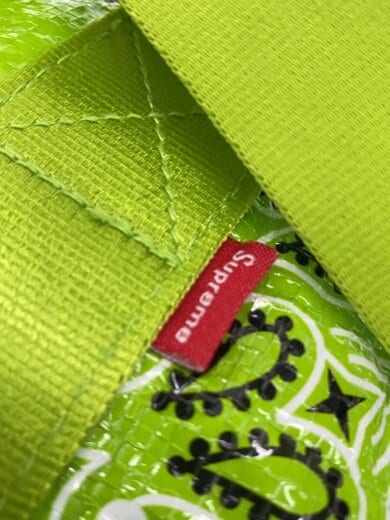 商品画像：Bandana Tarp　Small Duffle Bag/バッグ/PVC/GRN/ペーズリー 5