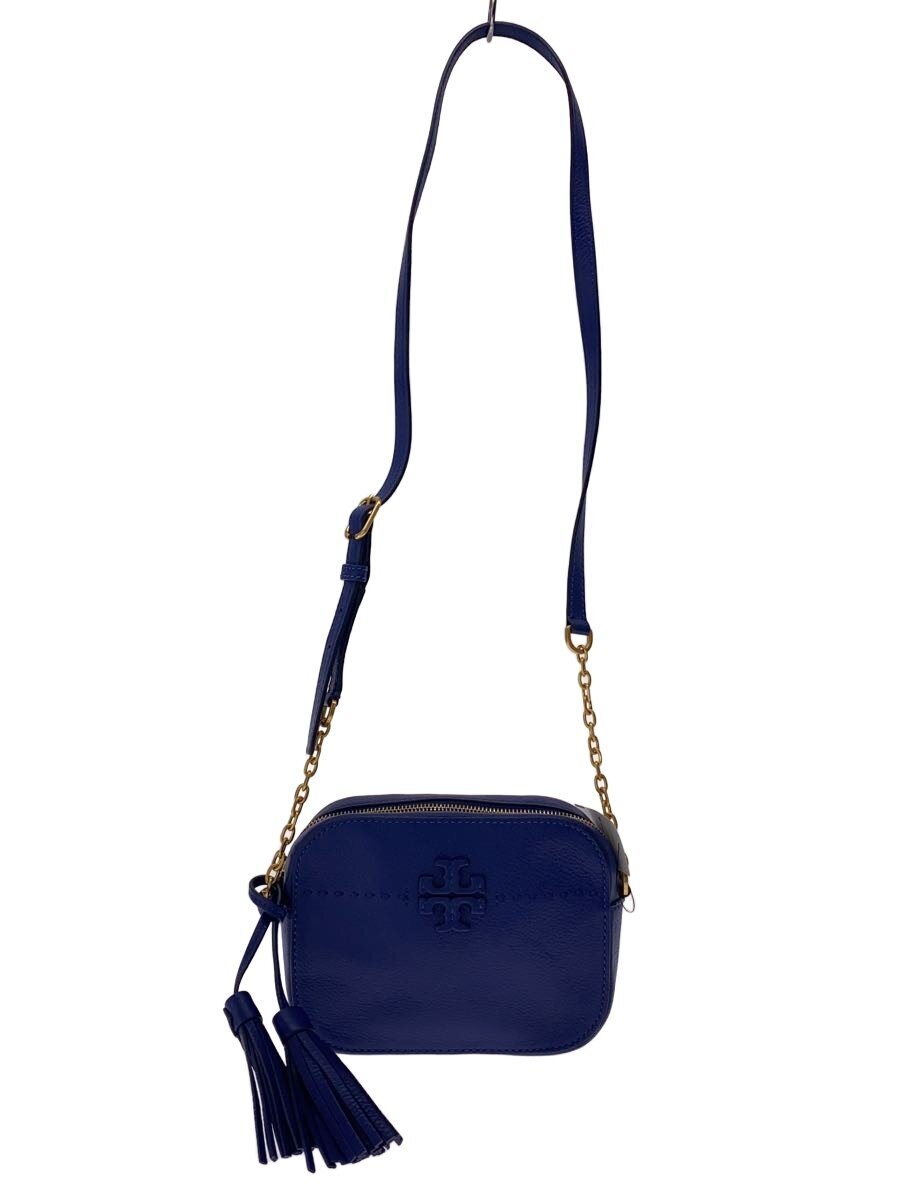 TORY BURCH / ショルダーバッグ/レザー/BLU/無地