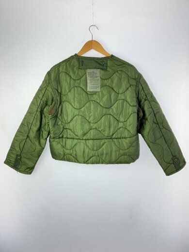 商品画像：キルティングジャケット/S/ポリエステル/KHK/無地/2610400257 2