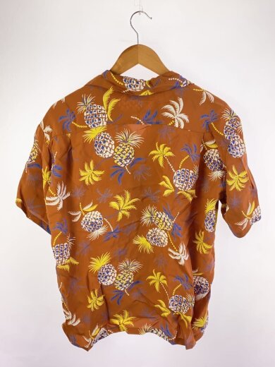 商品画像：アロハシャツ/L/レーヨン/BRW/総柄/SS39225 2