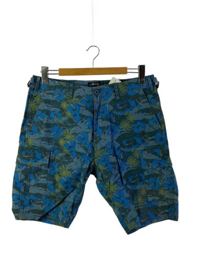 商品画像：ショートパンツ/32/コットン/BLU/カモフラ 1