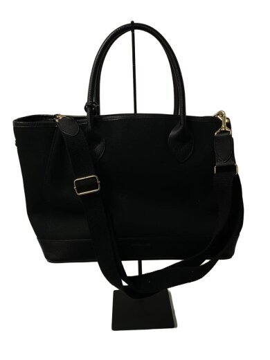 商品画像：トートバッグ/キャンバス/BLK/無地 3