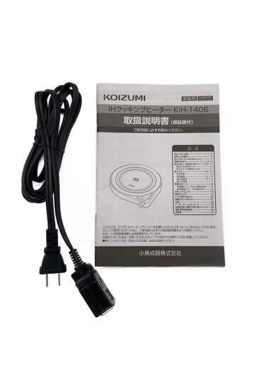 商品画像：IH クッキングヒーター KIH-1406/C 6