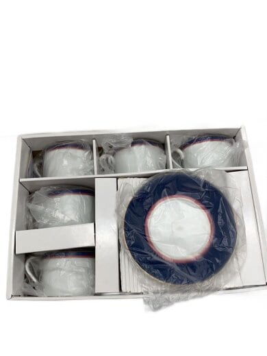 商品画像：カップ&ソーサー/5点セット/WHT 5