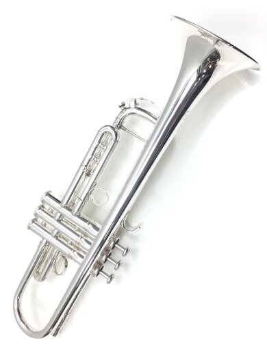 画像：YAMAHAYTR-8335RS 【動作確認済】YTR-8335RS/YAMAHA/トランペット/シルバー/プロ/リバース//2