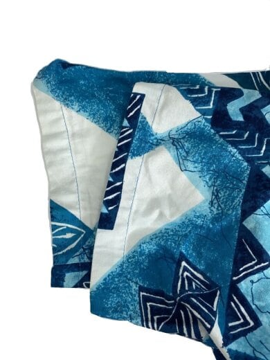 商品画像：アロハシャツ/L/コットン/BLU/総柄/70s/USA製 4