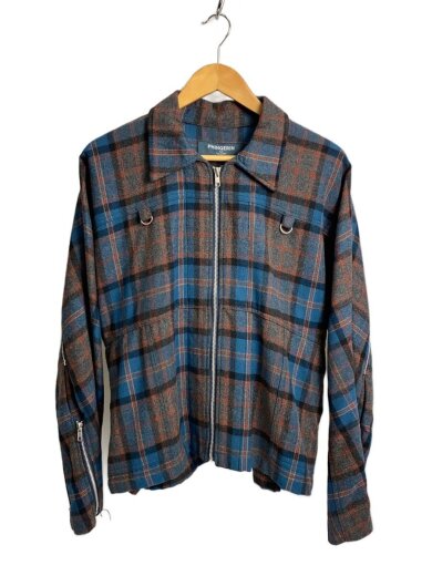 商品画像：ジャケット/M/ウール/マルチカラー/チェック/pd-162-sjk-101 1