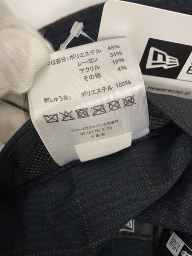 商品画像：バケットハット/--/ポリエステル/NVY/チェック/レディース/205791 6