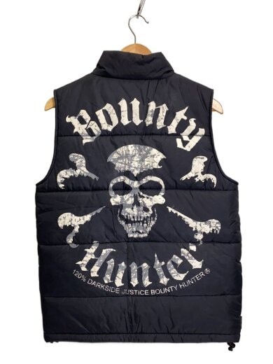 画像：BOUNTY HUNTERダウンベスト/M/ナイロン/BLK2
