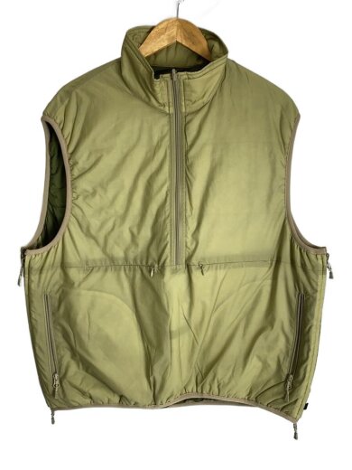 商品画像：22AW/TECH REVERSIBLE PULLOVER PUFF VEST/M/ナイロン/KHK/BJ-21022W 1