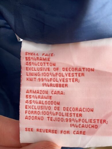 商品画像：ブルゾン/--/リネン/RED/LA-25125-SLC 4