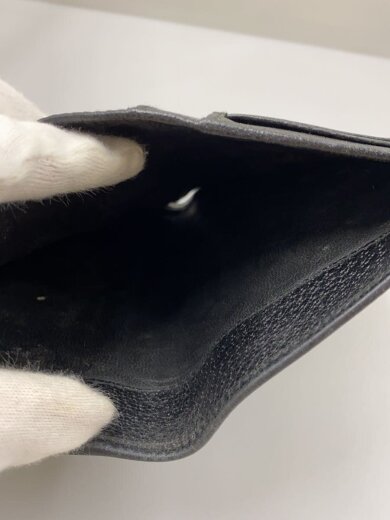商品画像：長財布/レザー/BLK/無地/レディース/141410 6