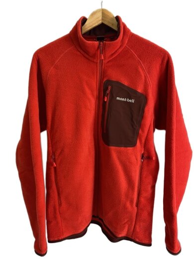 商品画像：フリースジャケット/L/ポリエステル/RED/1106591 1