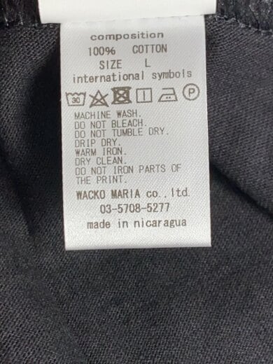 商品画像：Tシャツ/L/コットン/BLK/プリント/TDKT-WM-TEE10 4