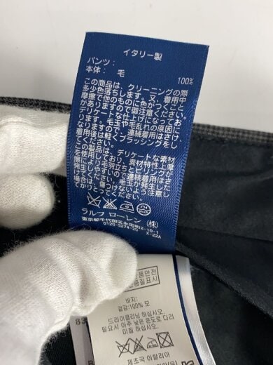 商品画像：ボトム/42/ウール/GRY/88277FFTS 5