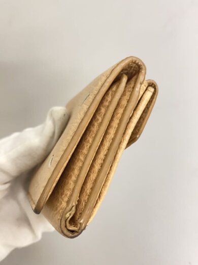 商品画像：3つ折り財布/レザー/BEG/無地/S56UI0150// 7