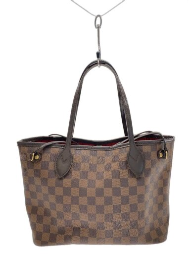 画像：LOUIS VUITTON1)ネヴァーフルPM_ダミエ・エベヌ/PVC/BRW1