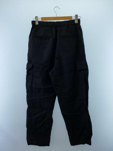 画像：WIRROWカーゴパンツ/3/リネン/BLK/無地/142201-1232