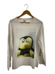 18AW/マイクケリー/Tシャツ/M/コットン/ホワイト/プリント/首元汚れ有/裾付近シミ有