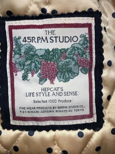 画像：45rpmジャケット/--/ポリエステル/BLK3