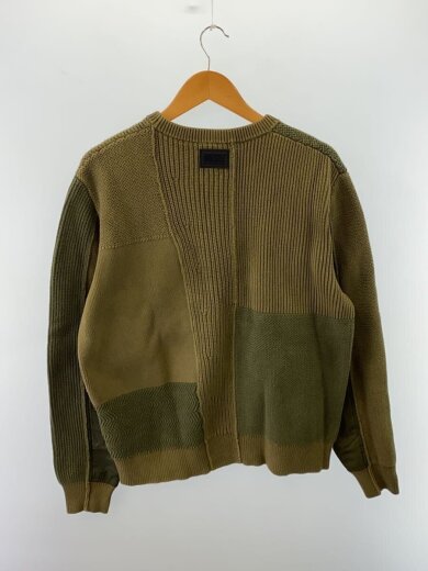 商品画像：ニット・セーター(厚手)/L/コットン/KHK/無地 2
