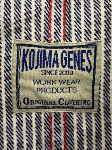 商品画像：カバーオール/L/コットン/BLU/ストライプ 3