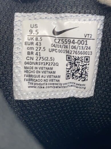 商品画像：AIR MAX 90 LTR/27.5cm/BLK 5